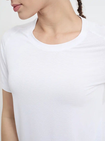SG H2WT83111 Women White T-Shirt