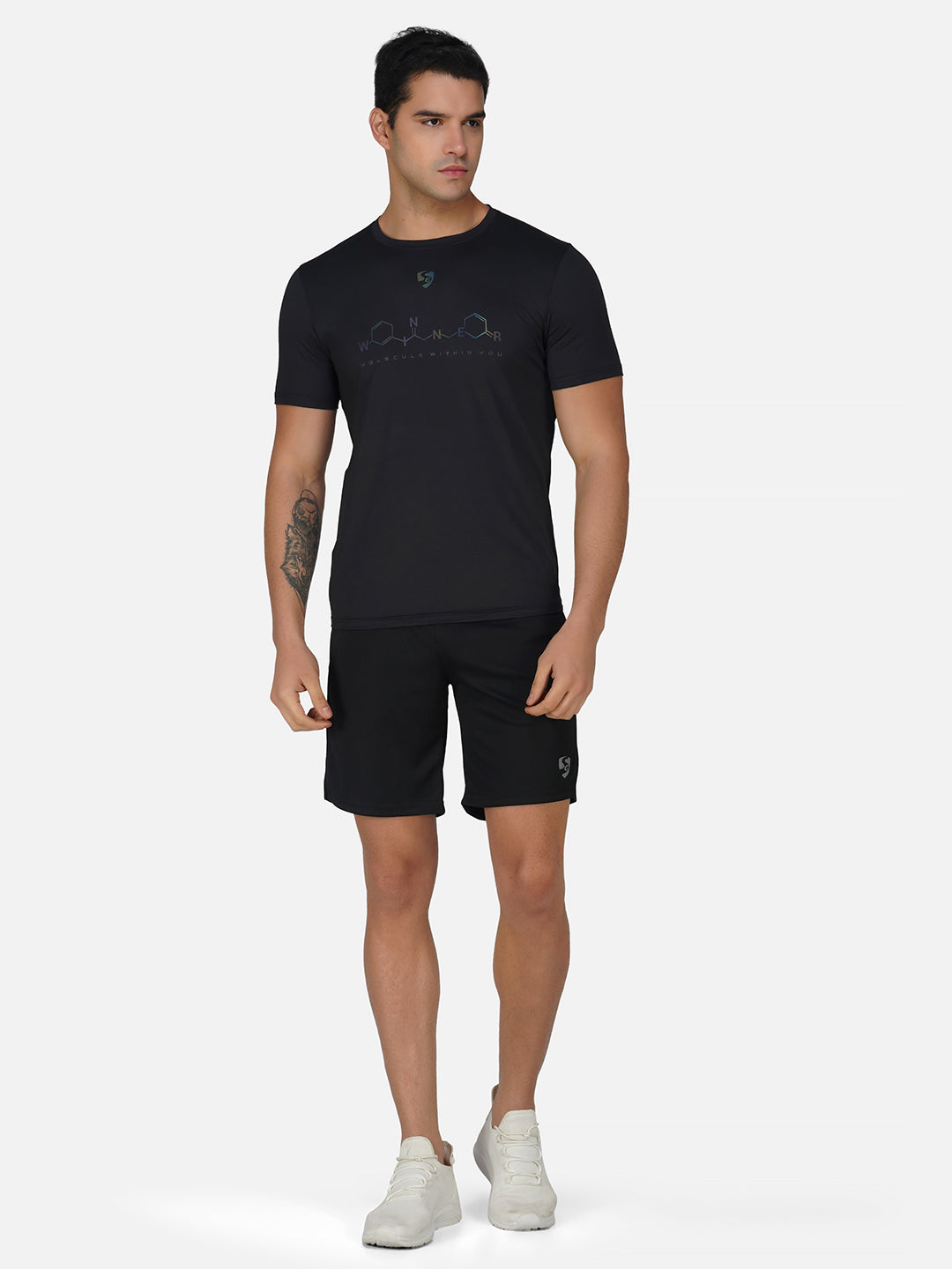 SG Round Neck Regular Comfort Fit T-Shirt For Mens & Boys, Cloudy Grey, Carbon Black, Deep Teal, Grey Blue | Ideal for Trail Running, Fitness & Training, Jogging, Gym Wear & Fashion Wear