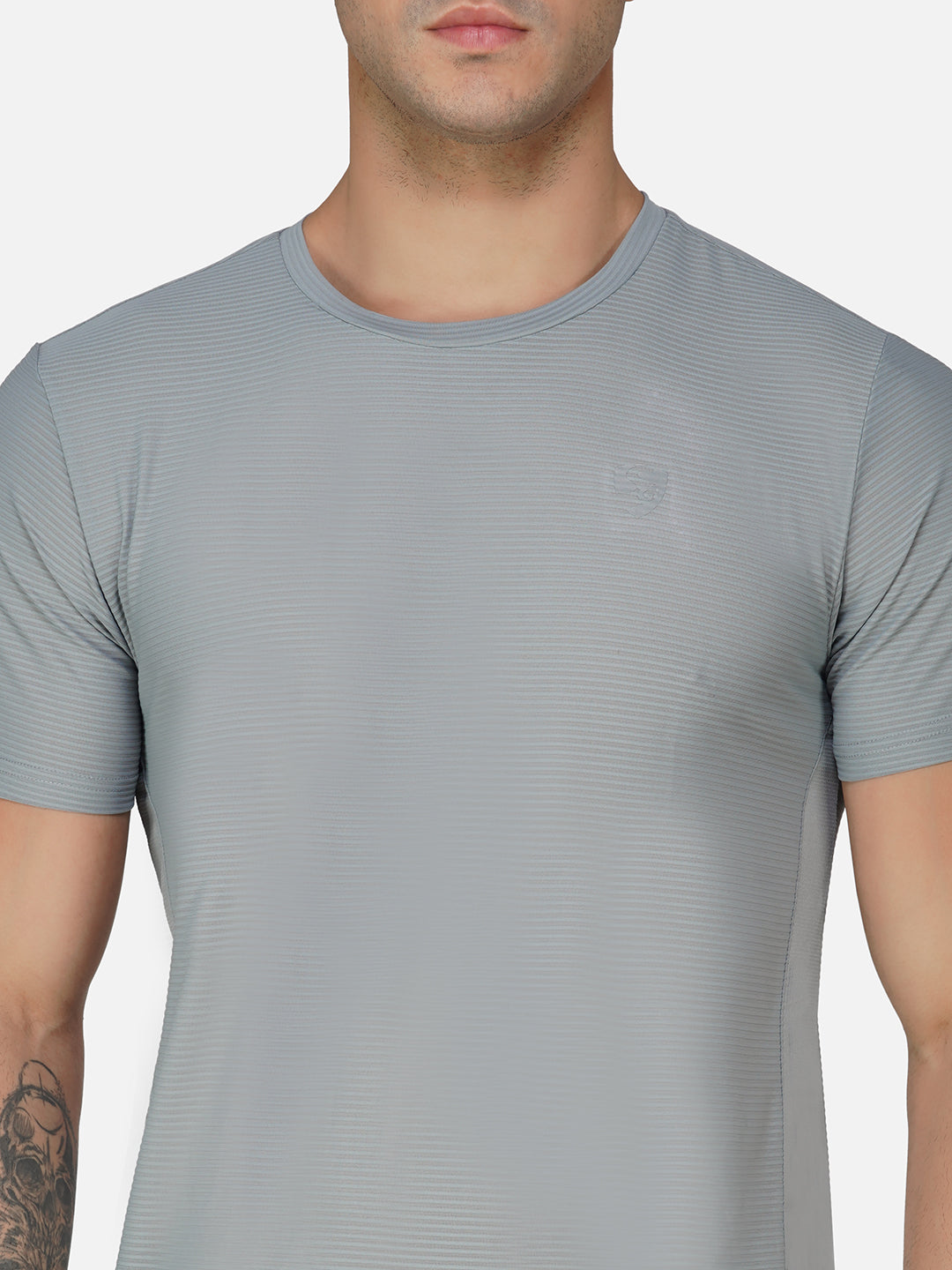 SG Round Neck Regular Comfort Fit T-Shirt For Mens & Boys, Marble White,Mid Grey & Jet Black | Ideal for Trail Running, Fitness & Training, Jogging, Gym Wear & Fashion Wear