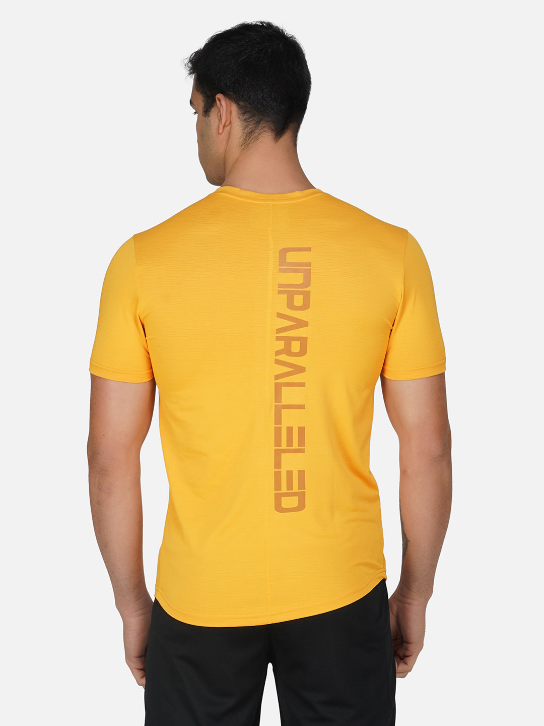 SG Round Neck Regular Comfort Fit T-Shirt For Mens & Boys, Sunshine Yellow Royal Blue | Ideal for Trail Running, Fitness & Training, Jogging, Gym Wear & Fashion Wear