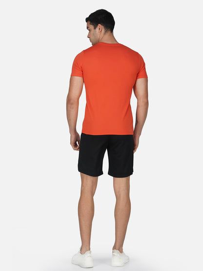 SG Round Neck Regular Comfort Fit T-Shirt For Mens & Boys, Red Paprika, Olive Green & Jet Black | Ideal for Trail Running, Fitness & Training, Jogging, Gym Wear & Fashion Wear