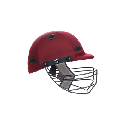 SG Acetech Coloured Cricket Helmet (Maroon)