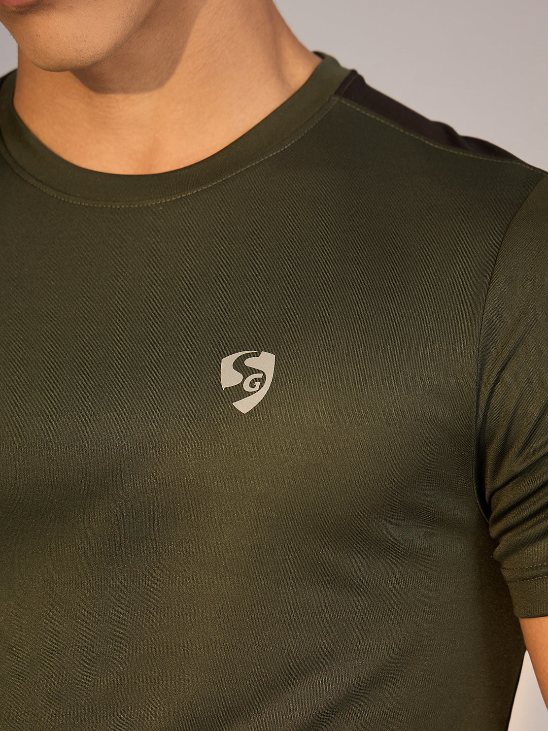 T-SHIRT MEN SG H3MT8208 OLIVE