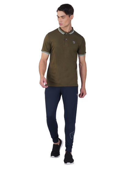 SG Men's Polo T-Shirt | Ideal for Trail Running, Fitness & Training, Jogging, Regular & Fashion Wear