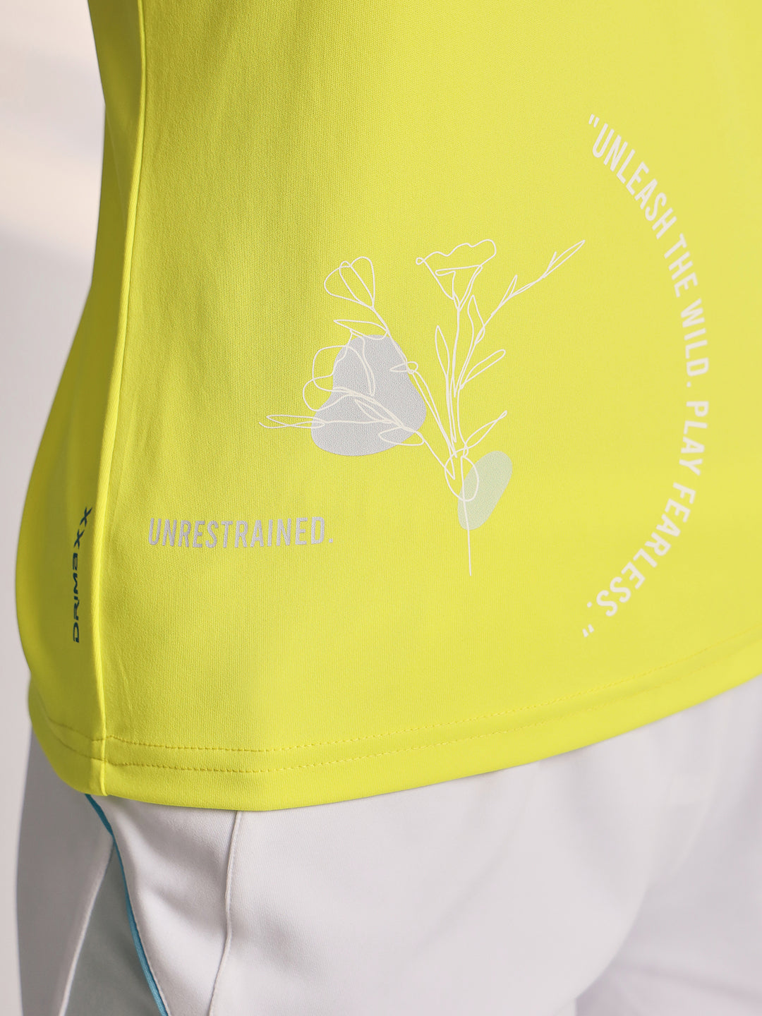 T-SHIRT WOMEN SG H3WT8258 CHARTREUSE YELLOW