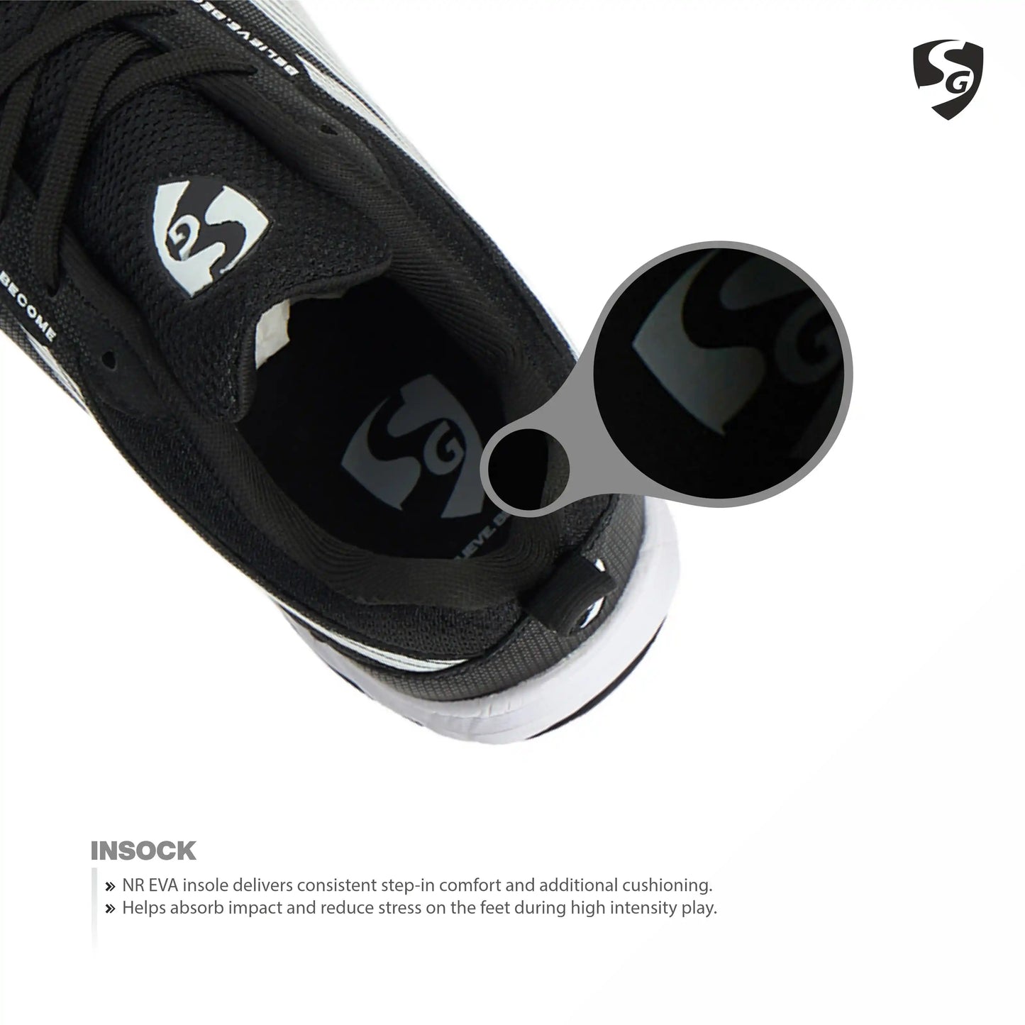 SG EASE Shoes Black/White