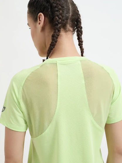 SG H2WT83112 Women Lime Green T-Shirt
