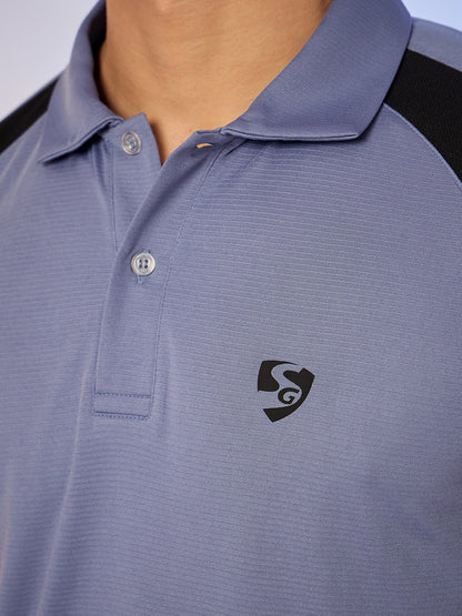 POLO MEN SG H3MP8214 ICE BLUE/BLACK