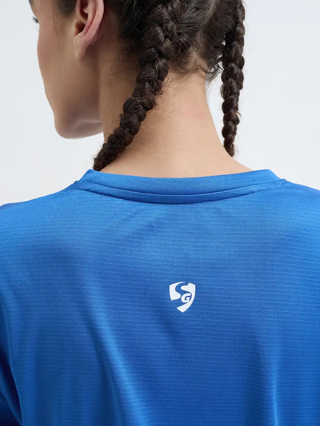 SG H1WT83102 Women Royal Blue T-Shirt