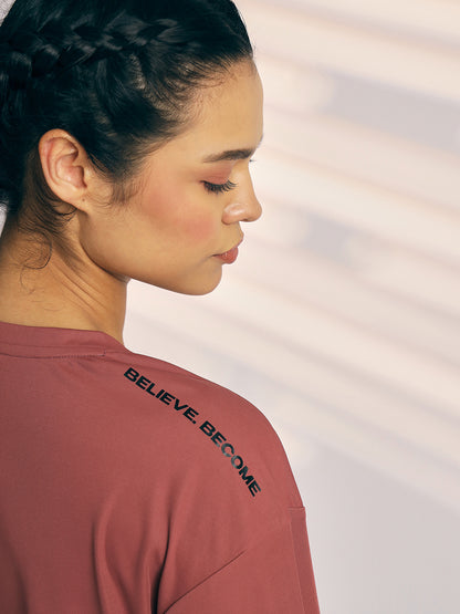 T-SHIRT WOMEN SG H3WT8257 APRICOT