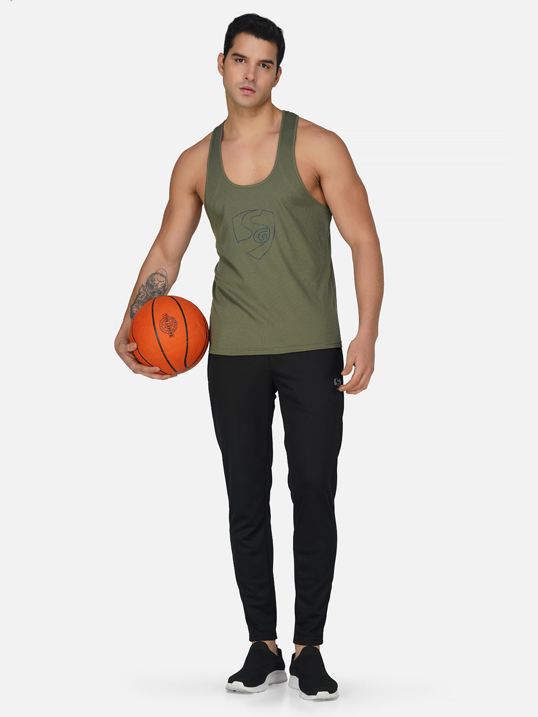 SG Regular Comfort Fit Vest For Mens & Boys, Midnight Blue & Olive Green | Ideal for Trail Running, Fitness & Training, Jogging, Gym Wear & Fashion Wear