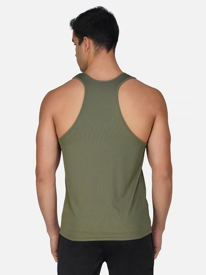 SG Regular Comfort Fit Vest For Mens & Boys, Midnight Blue & Olive Green | Ideal for Trail Running, Fitness & Training, Jogging, Gym Wear & Fashion Wear