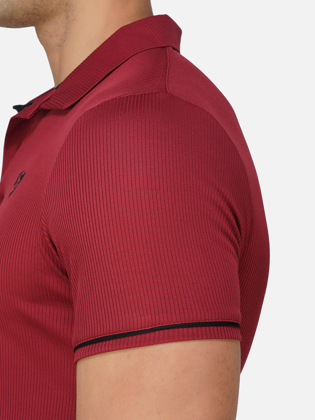 SG Regular Comfort Fit Polo T-Shirt For Mens & Boys, Deep Black & Maroon | Ideal for Trail Running, Fitness & Training, Jogging, Gym Wear & Fashion Wear