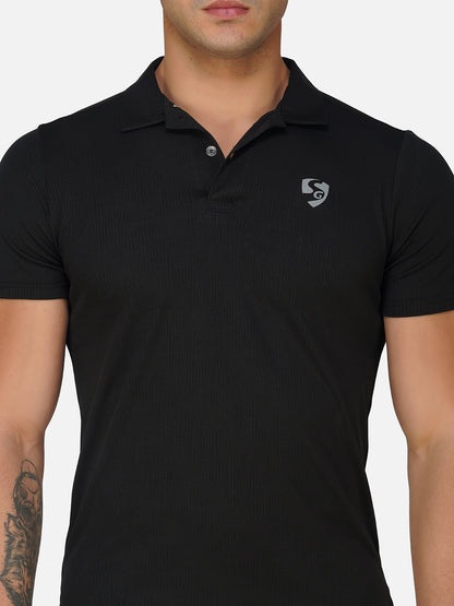 SG Regular Comfort Fit Polo T-Shirt For Mens & Boys, Olive Green, Marble White & Jet Black | Ideal for Trail Running, Fitness & Training, Jogging, Gym Wear & Fashion Wear