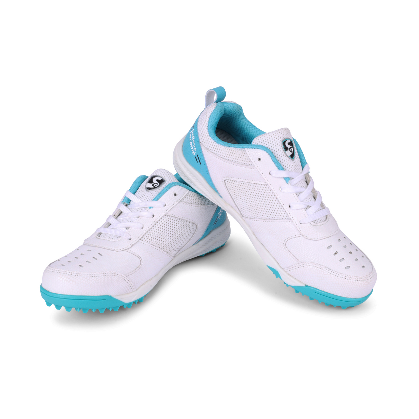 SG FUSION Lightweight and Durable Sports Shoes for Enhanced Performance - Teal/White