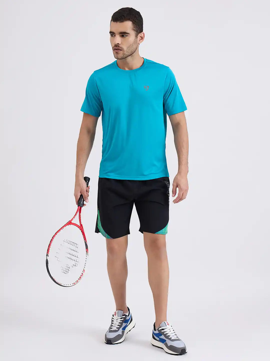 SG H1MT83681 Men Turquoise T-Shirt