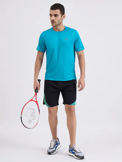SG H1MT83681 Men Turquoise T-Shirt