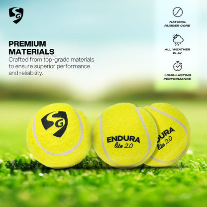 SG Endura Lite 2.0 Tennis Ball(Pack of 6)