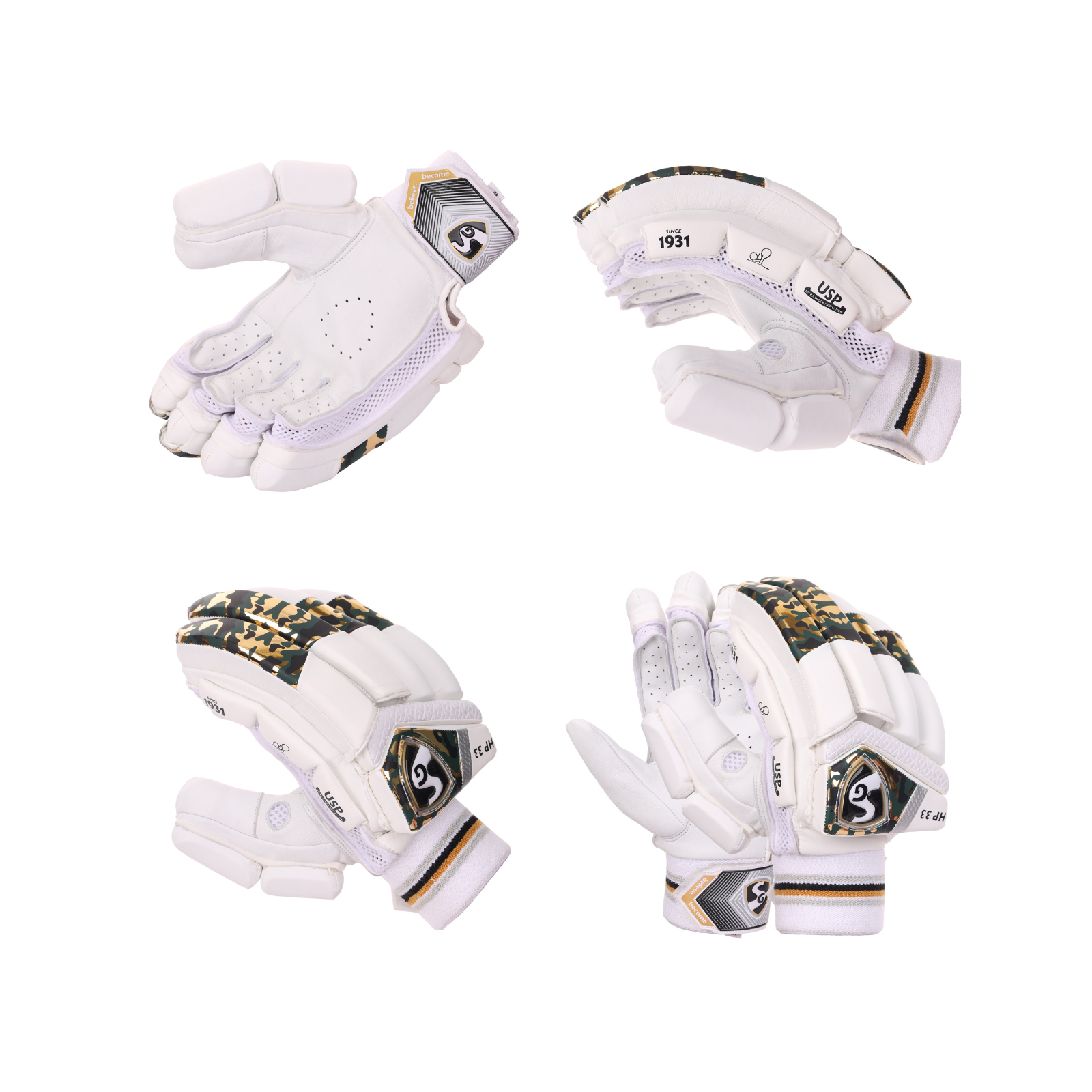 SG HP 33 Batting Gloves Hardik Pandya Series TeamSG