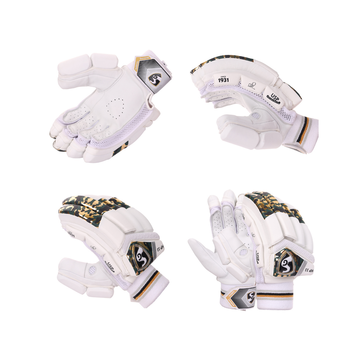 SG HP-33 Batting Gloves - Hardik Pandya Series