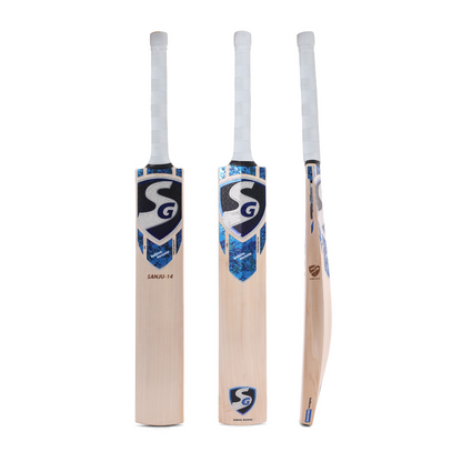 SG Sanju 14 English Willow Cricket Bat with SG|Str8bat Sensor