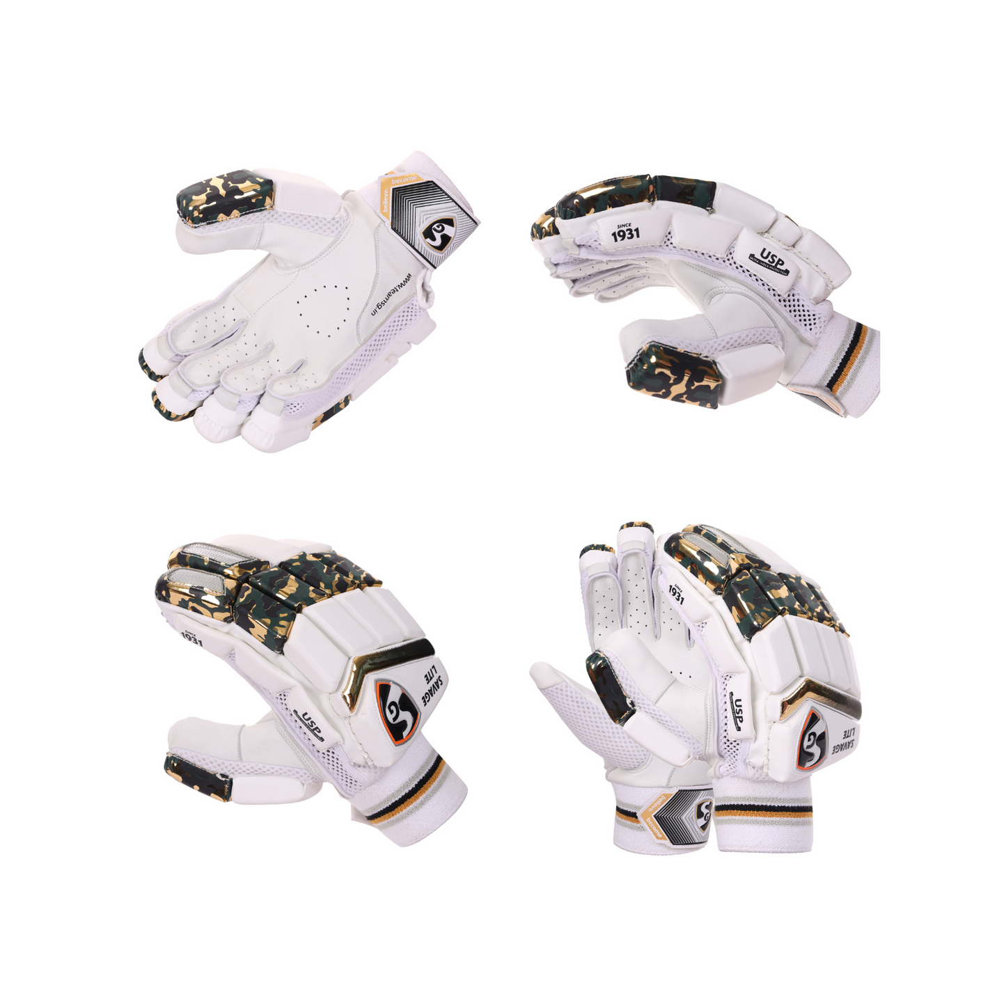 SG Savage Lite Batting Gloves