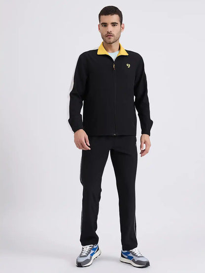 SG H2MTS84062 Men Black Tracksuit