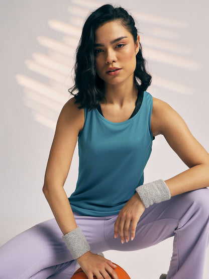 T.VEST WOMEN SG H3WV8256 TEAL