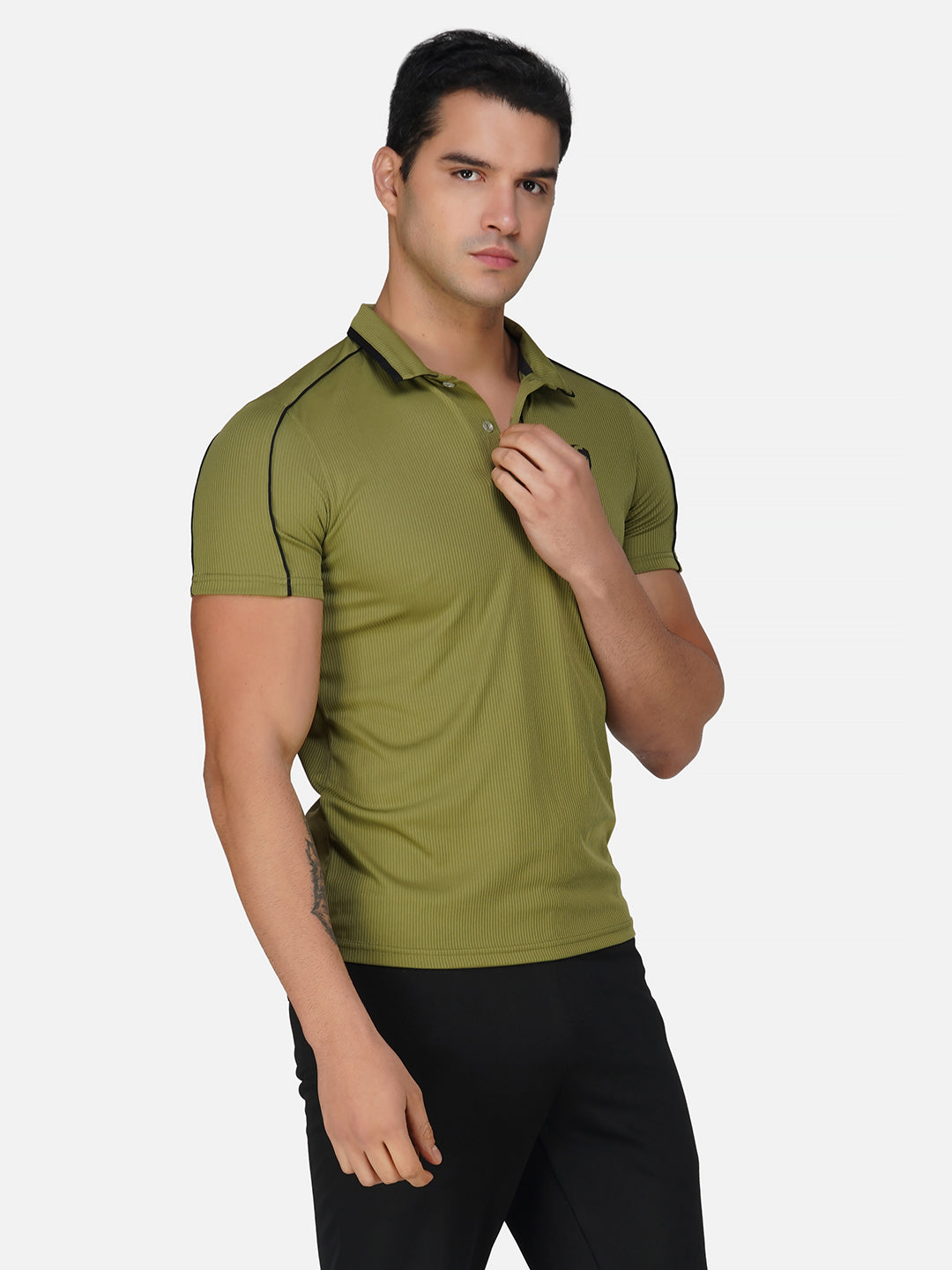 SG Regular Comfort Fit Polo T-Shirt For Mens & Boys, Ocean Blue, Olive Green, Coco Brown & Pale Pink | Ideal for Trail Running, Fitness & Training, Jogging, Gym Wear & Fashion Wear