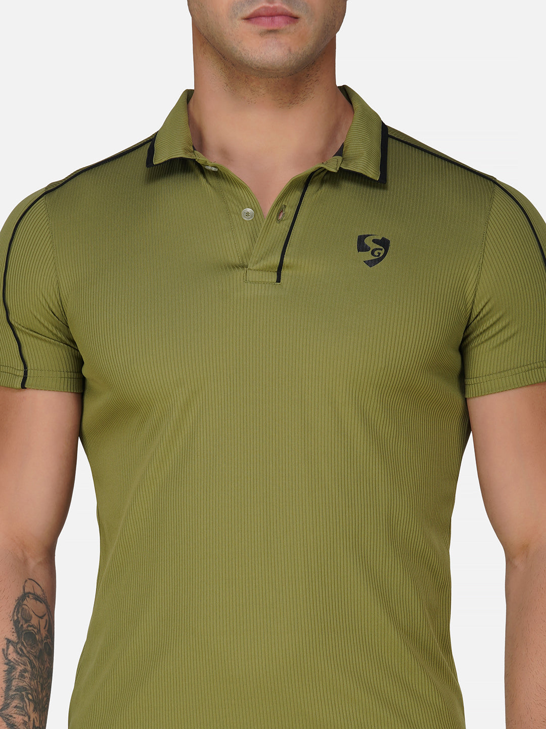 SG Regular Comfort Fit Polo T-Shirt For Mens & Boys, Ocean Blue, Olive Green, Coco Brown & Pale Pink | Ideal for Trail Running, Fitness & Training, Jogging, Gym Wear & Fashion Wear