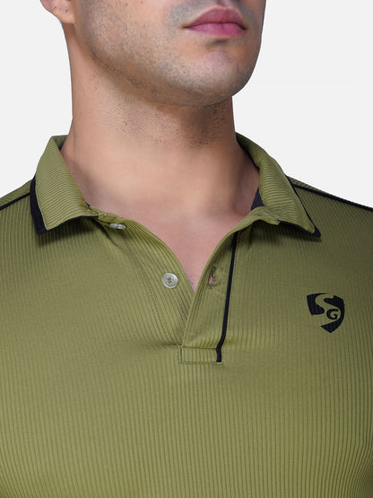 SG Regular Comfort Fit Polo T-Shirt For Mens & Boys, Ocean Blue, Olive Green, Coco Brown & Pale Pink | Ideal for Trail Running, Fitness & Training, Jogging, Gym Wear & Fashion Wear