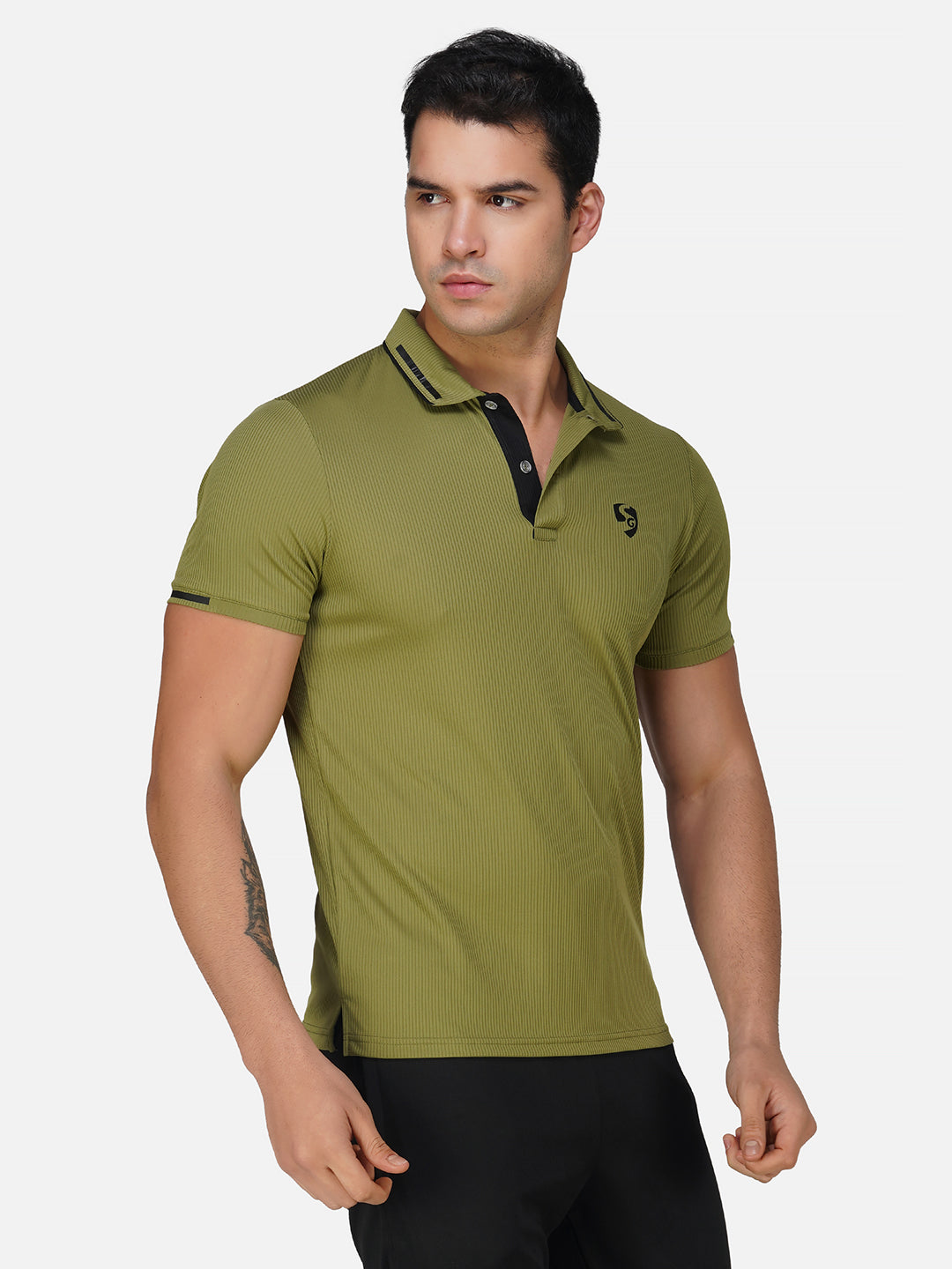 SG Regular Comfort Fit Polo T-Shirt For Mens & Boys, Olive Green & Royal Blue| Ideal for Trail Running, Fitness & Training, Jogging, Gym Wear & Fashion Wear