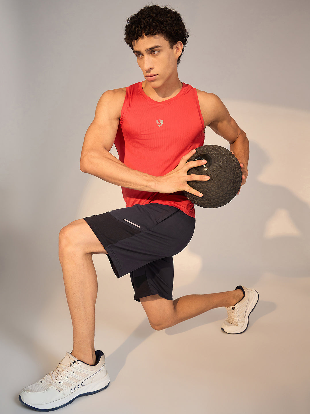 SHORTS MEN SG H3MS8218 COAL/BLACK