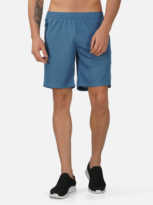 SG Men's Regular Comfort Fit Sports Shorts for Mens & Boys | Ideal for Trail Running, Gym Fitness & Training, Jogging, Regular & Fashion Wear, AIRFORCE BLUE