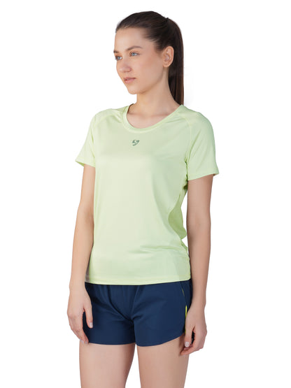 SG Women'S Round Neck T-Shirt for Womens & Girls | Ideal for Trail Running, Gym Fitness & Training, Jogging, Regular & Fashion Wear