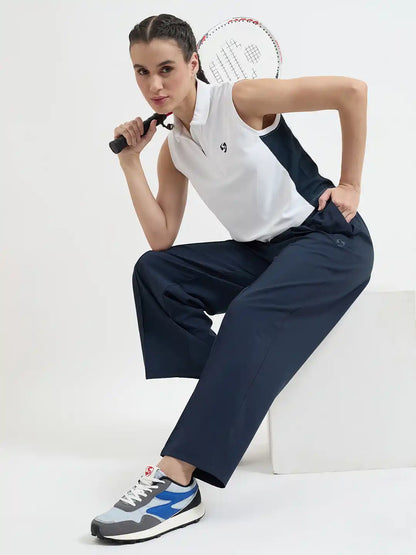 SG H2WTP83432 Women Navy Track Pant