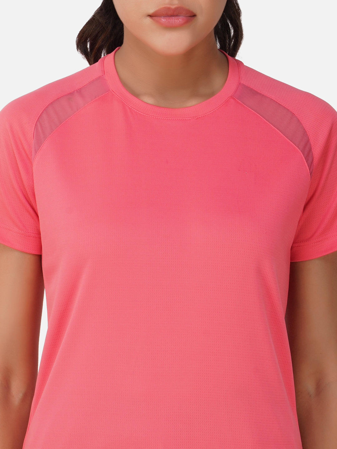 SG Round Neck Regular Comfort Fit T-Shirt For Womens & Girls, Lime Green, Egg White & Dark Pink | Ideal for Trail Running, Fitness & Training, Jogging, Gym Wear & Fashion Wear