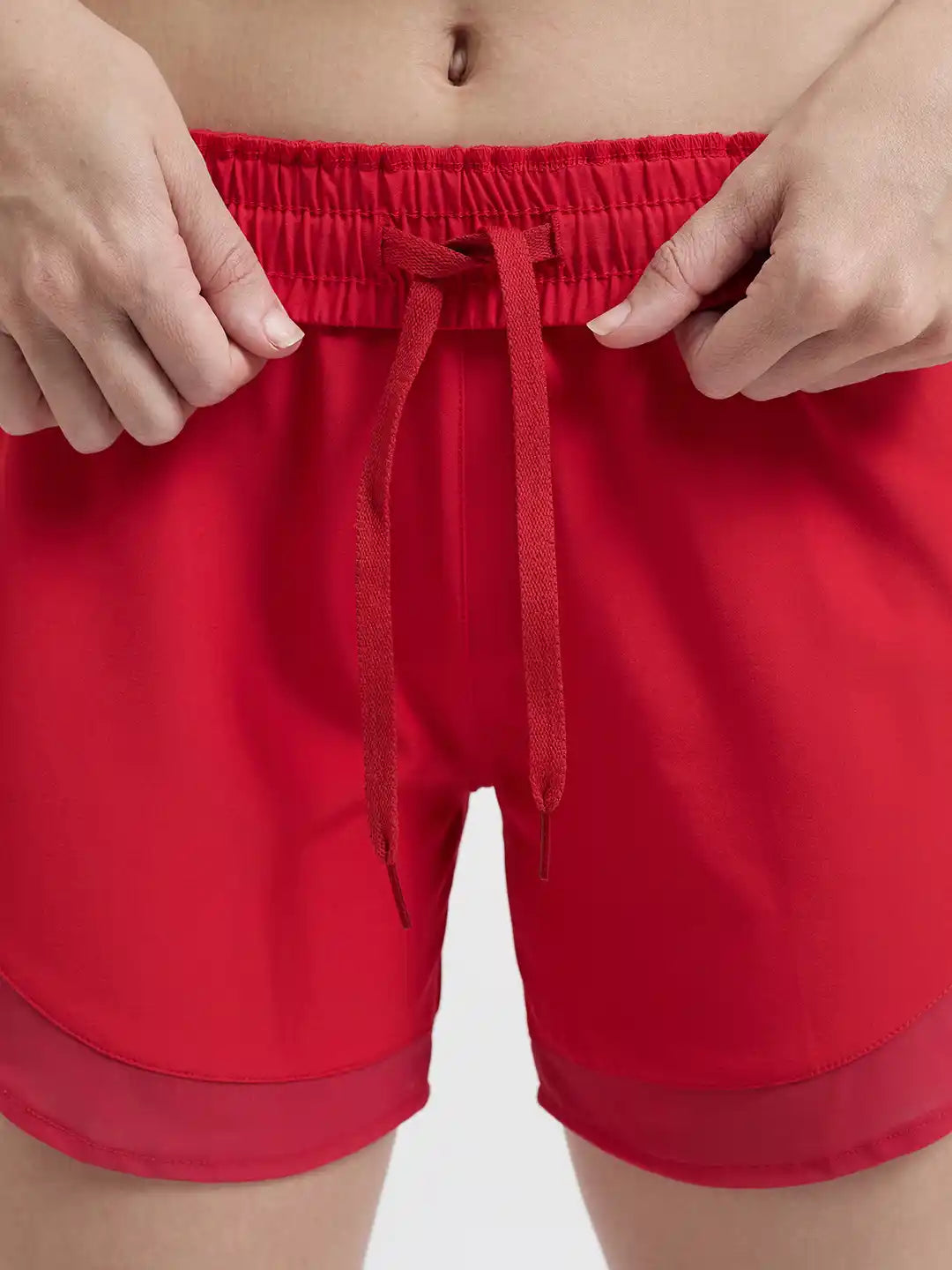 SG H1WS83301 Women Red Shorts