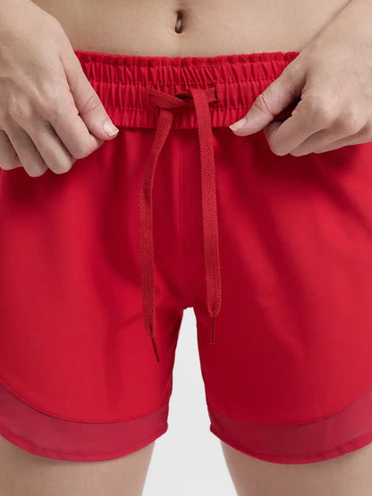 SG H1WS83301 Women Red Shorts