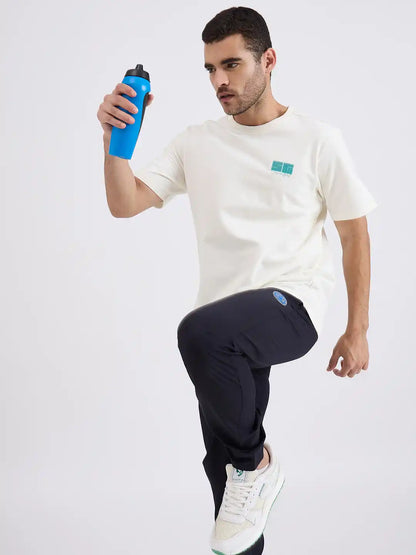SG H1MT83182 Men Cream T-Shirt