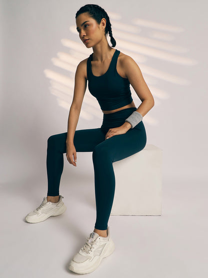 LEGGINGS WOMEN SG H3WL8278 BOTTLE GREEN