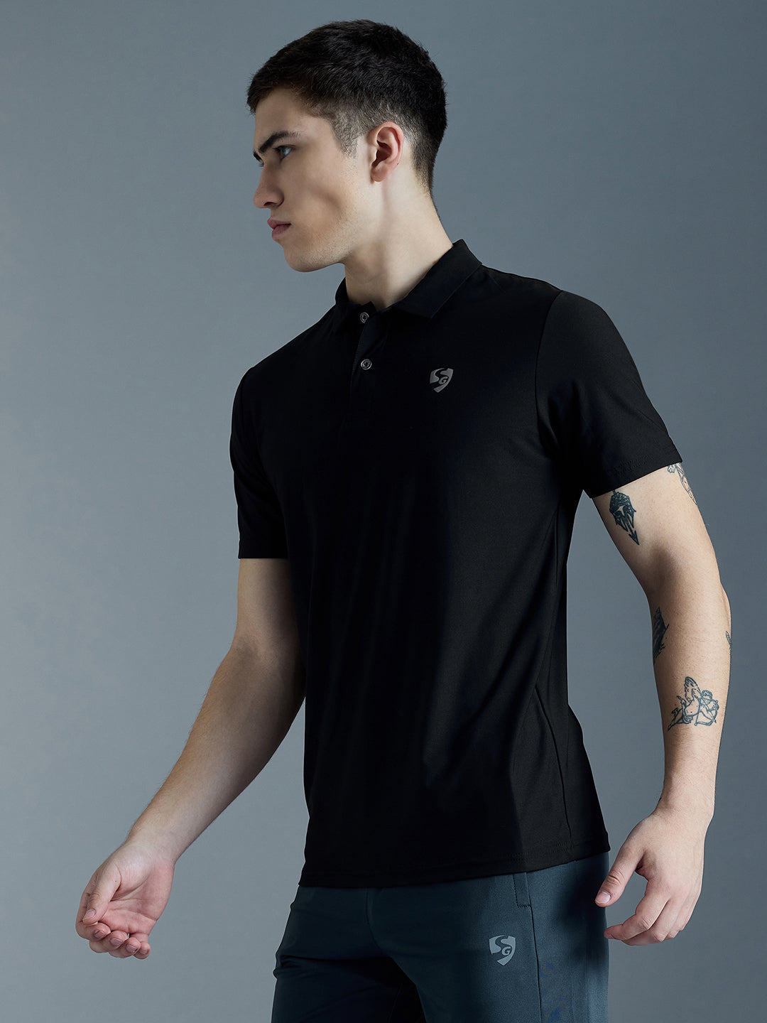 SG Poly Spandex COR Polo T-Shirt For Men And Boys