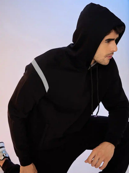 HOODIE MEN SG H4MH8248 BLACK