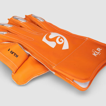 SG KLR 1 Wicket Keeping Gloves (Blue/Orange)