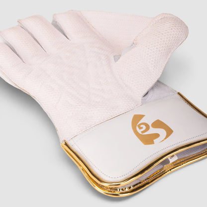 SG Hilite White Wicket Keeping Gloves