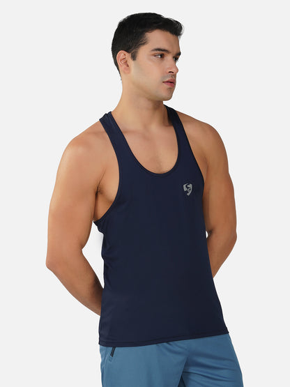 SG Regular Comfort Fit Vest For Mens & Boys, Carbon Black, Mid Grey, Marble White & Navy Blue | Ideal for Trail Running, Fitness & Training, Jogging, Gym Wear & Fashion Wear