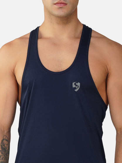 SG Regular Comfort Fit Vest For Mens & Boys, Carbon Black, Mid Grey, Marble White & Navy Blue | Ideal for Trail Running, Fitness & Training, Jogging, Gym Wear & Fashion Wear