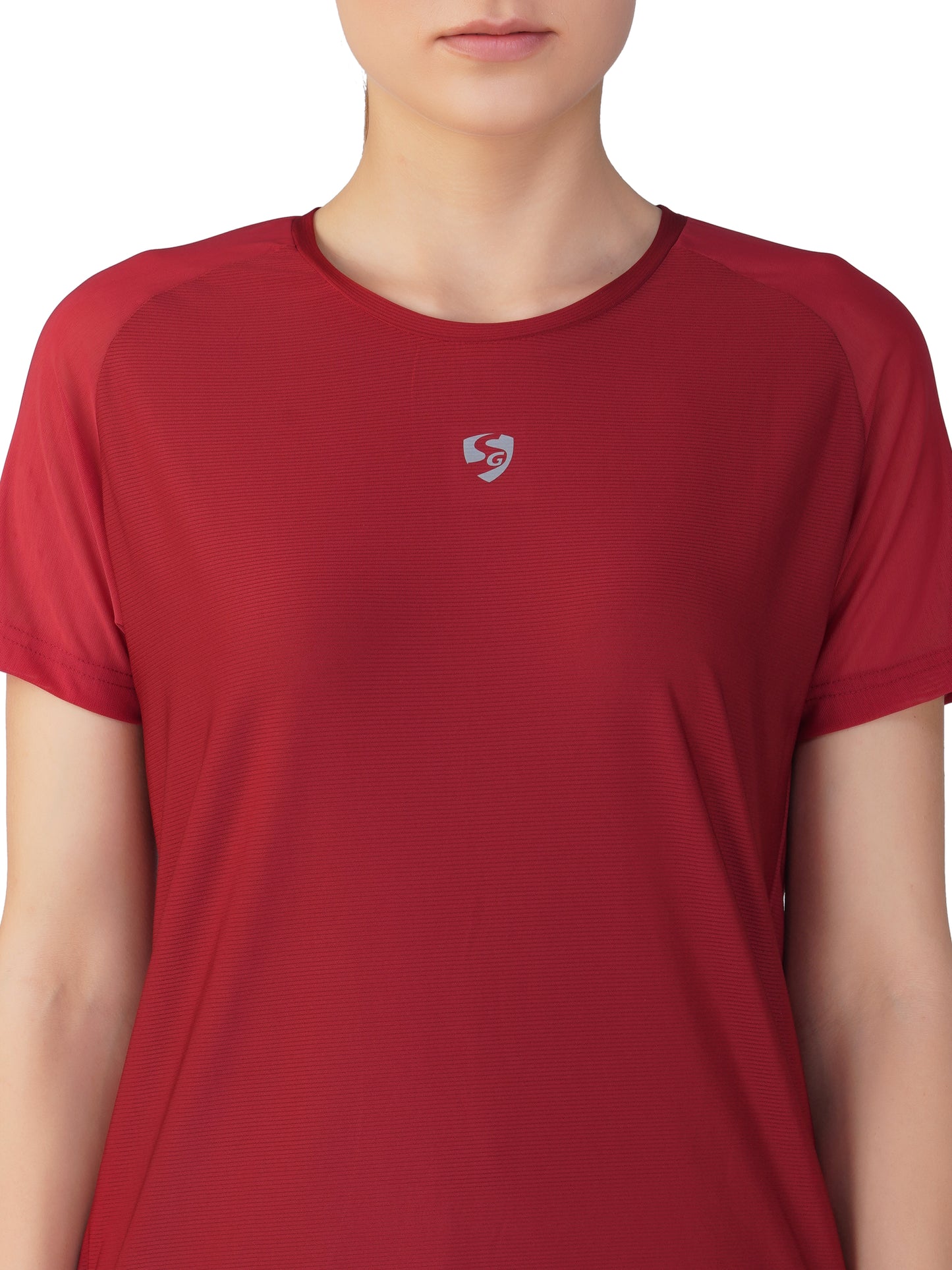 SG Women'S Round Neck T-Shirt for Womens & Girls | Ideal for Trail Running, Gym Fitness & Training, Jogging, Regular & Fashion Wear