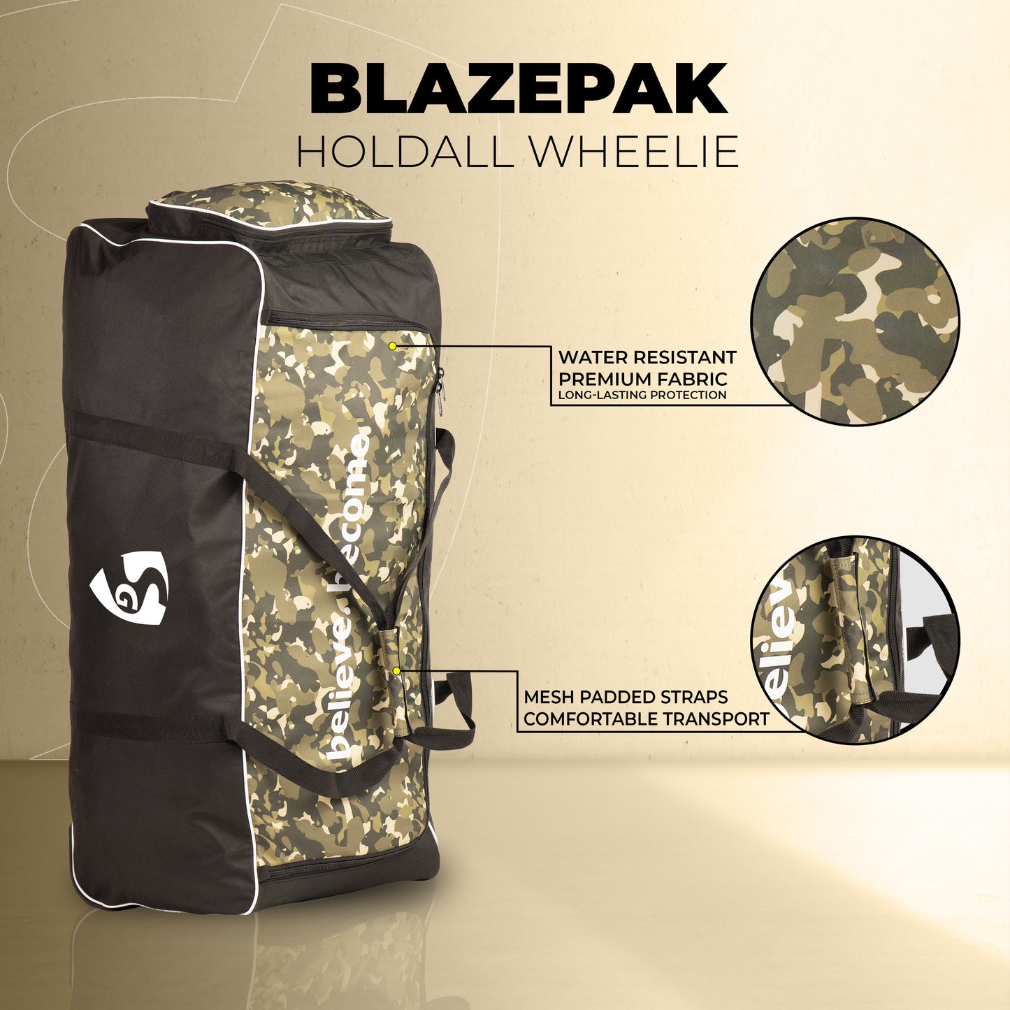 SG Blazepak Holdall Wheelie Kit Bag