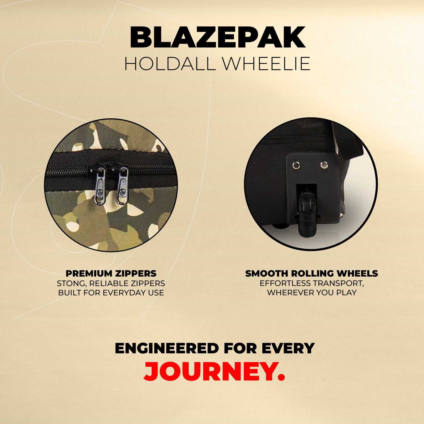 SG Blazepak Holdall Wheelie Kit Bag
